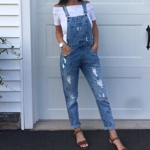 Denim Overalls